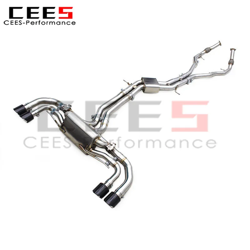 Escape cat-back Cees Turbo Sport con válvula para Porsche Cayenne 4.0T - imagen 2