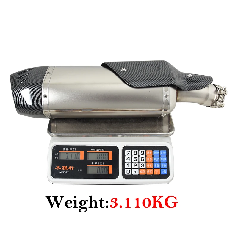 Tubo de escape Slip On para Kove 800X