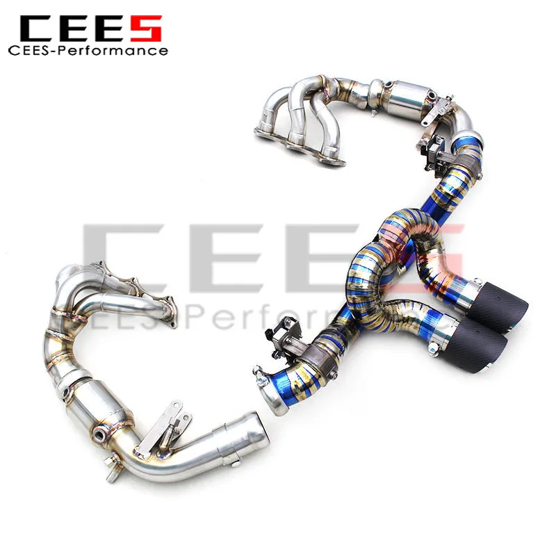 Escape cat-back con válvula CEES para Porsche 911 992 GT3 RS 4.0 - imagen 2