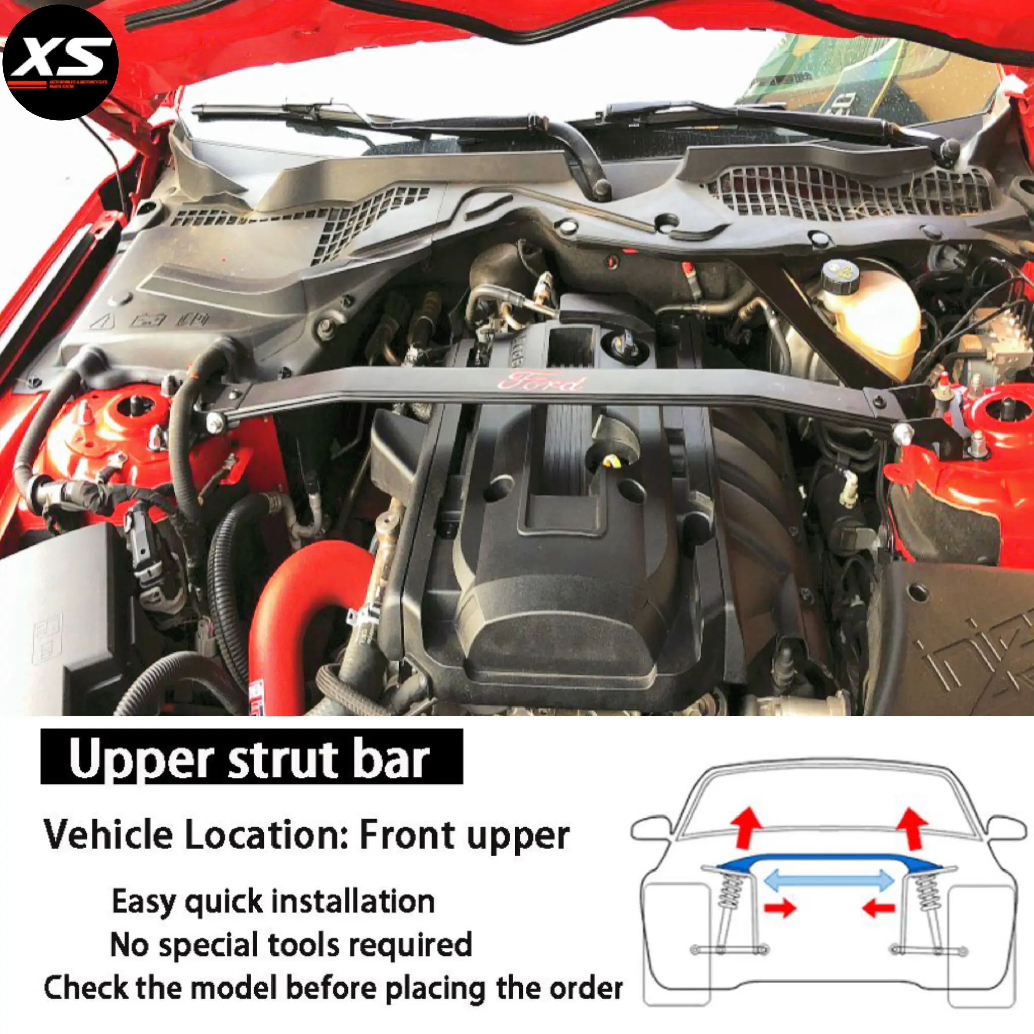 Soporte de puntal superior para Ford Mustang MK6