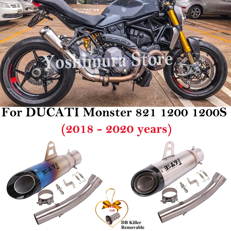 Silenciador escape Yoshimura para Ducati Monster 821 1200 S 2018-2020
