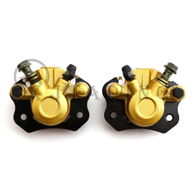 Abrazadera pinza freno disco 63mm dorada para ATV Quad Buggy