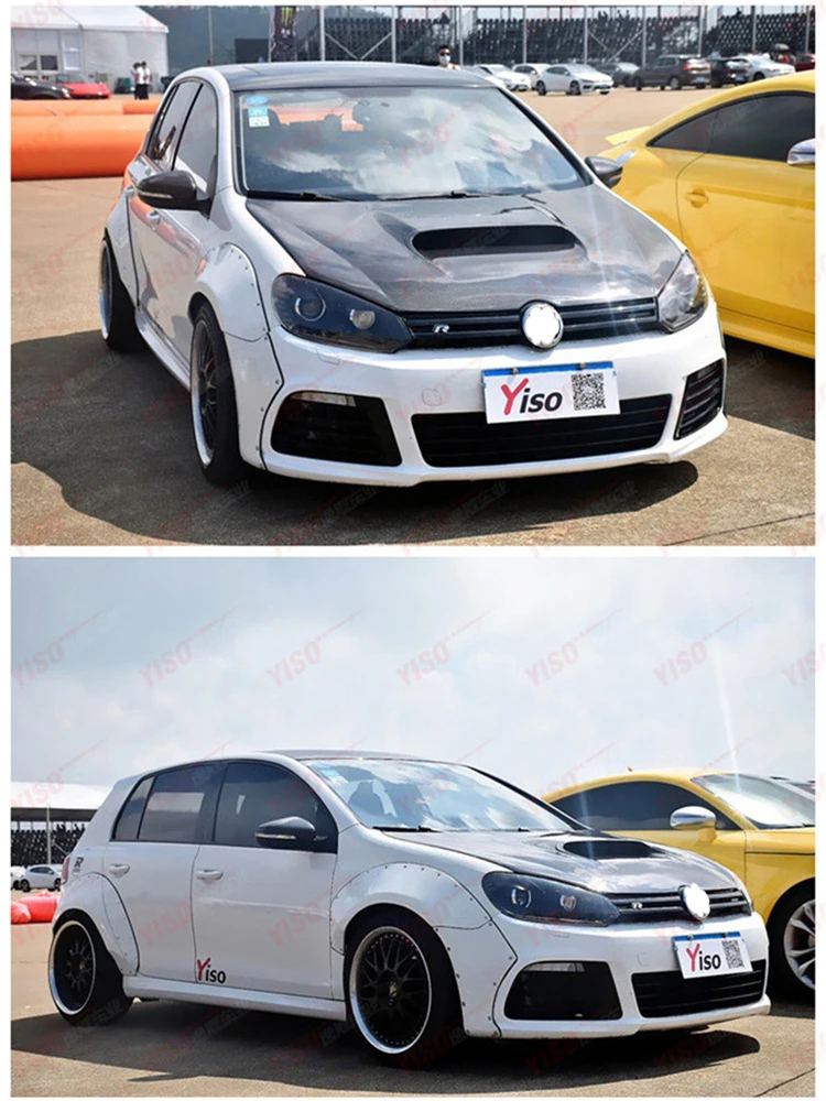 Capó fibra carbono Seibon para VW Golf 6 R - Kit aerodinámico y cejas rueda - imagen 3