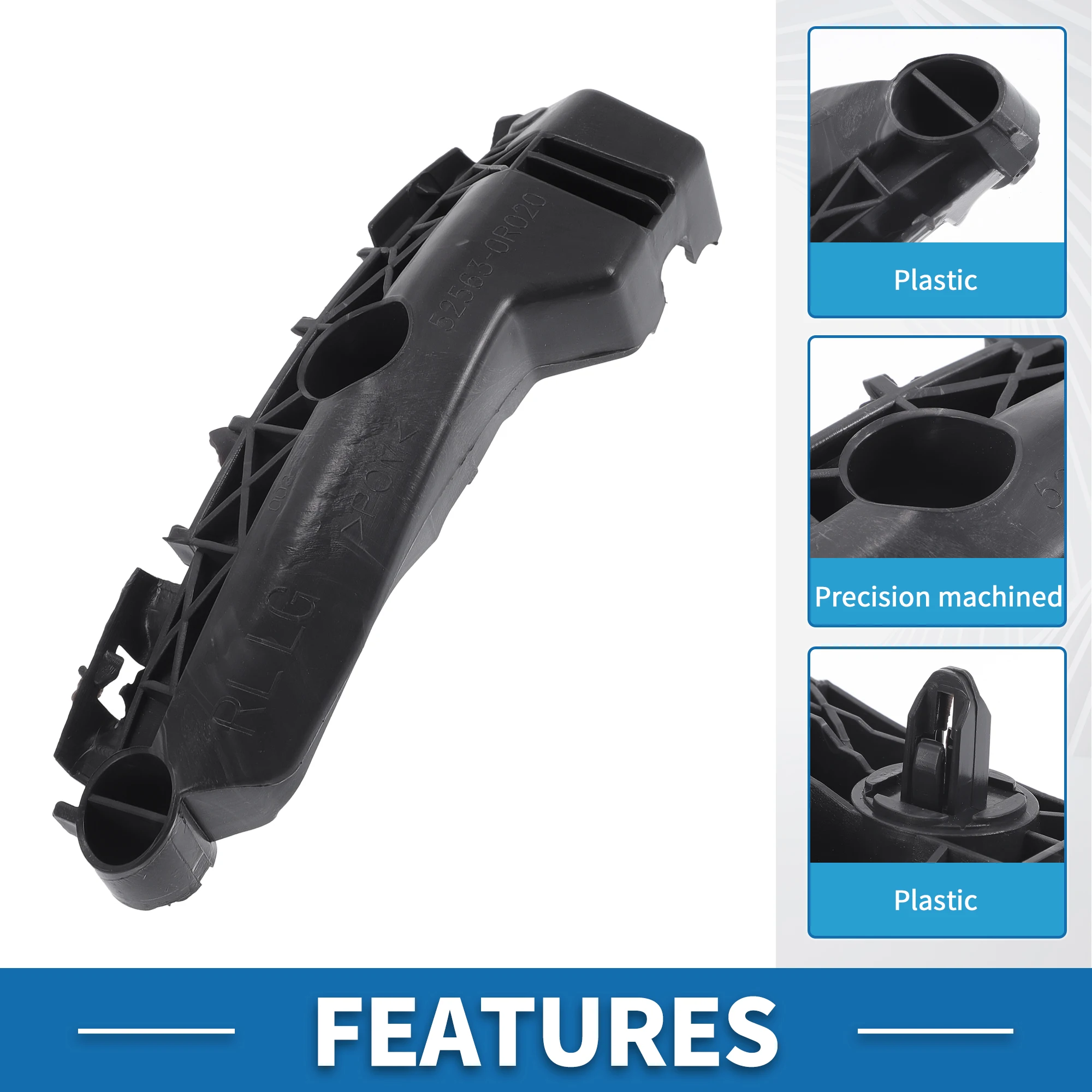 UXCELL 525630R020 Soporte izquierdo de paragolpes trasero Toyota RAV4 2005-2013 - imagen 3