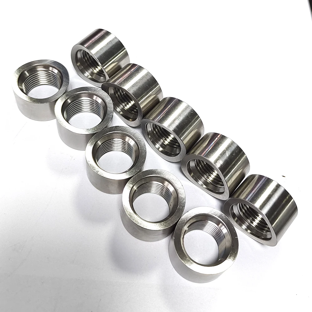 Casquillo curvo soldable para sonda lambda M18 x 1,5 de inox 304