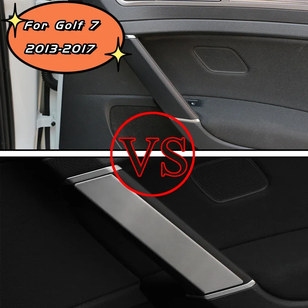 Embellecedor tirador puerta interior acero inoxidable VW Golf 7 - imagen 3