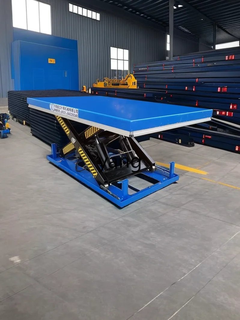Plataforma elevadora de tijera hidráulica eléctrica fija - imagen 4