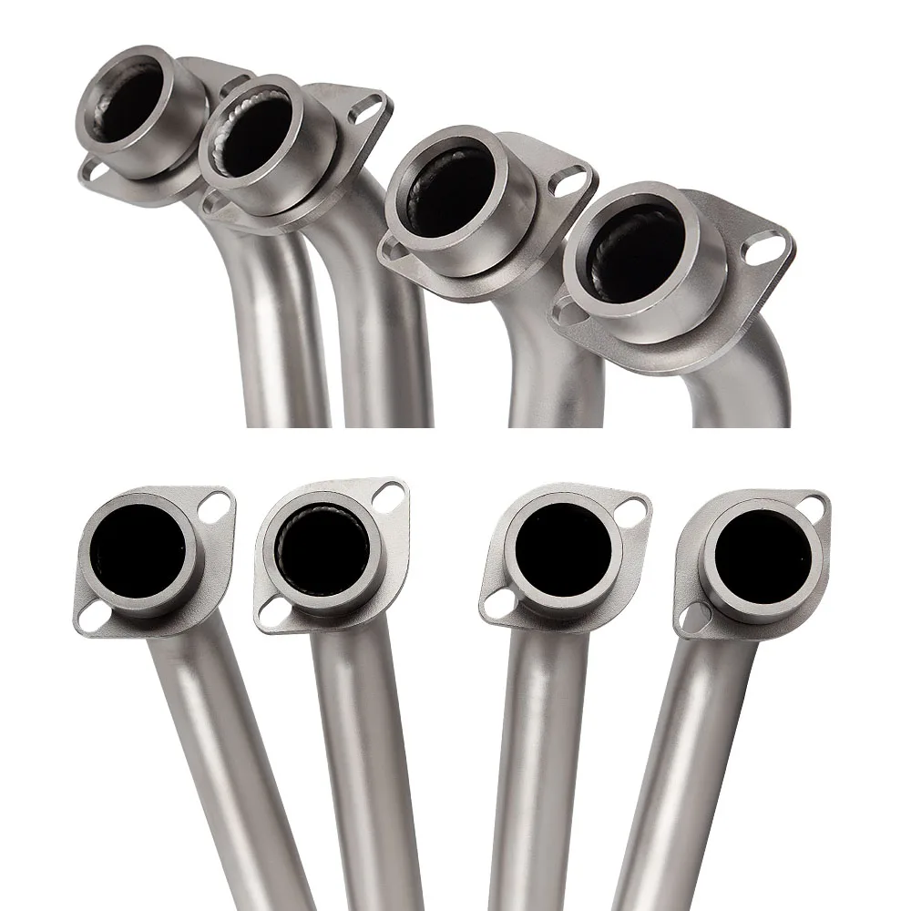 Tubo de enlace de escape inoxidable 45 mm para Yamaha YZF-R6 2017-2025 - imagen 5