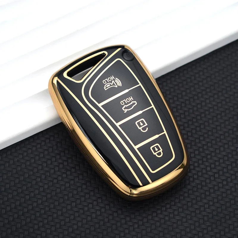 Carcasa funda llave Hyundai TPU – Santa Fe Genesis Grandeur Azera - imagen 3