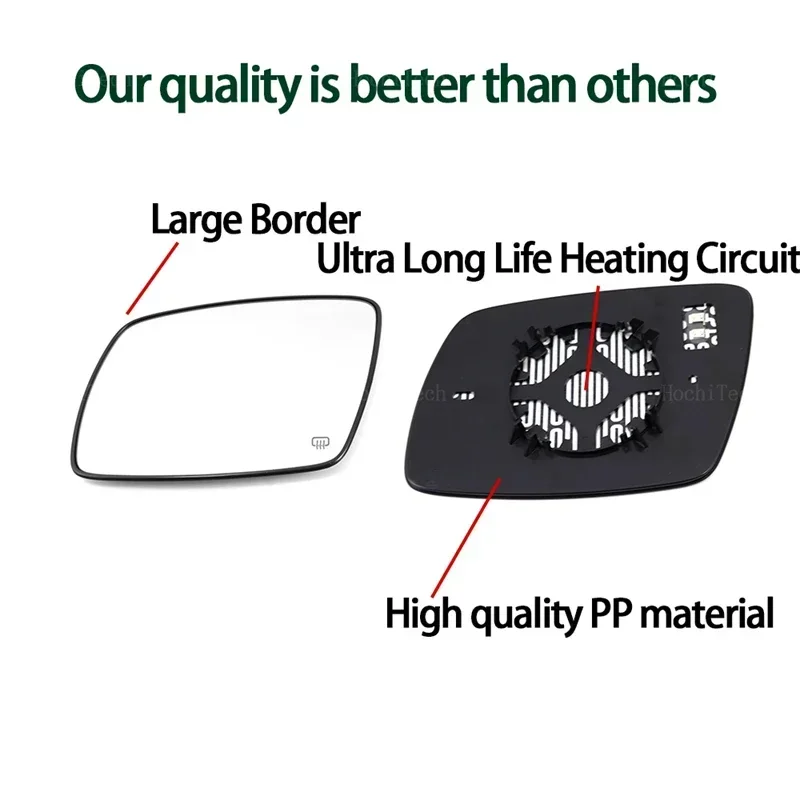 Cristal retrovisor calefactable para Dodge Journey JCUV 2009-2019 - imagen 4