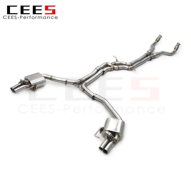 CEES escape Catback de acero inoxidable para Audi RS7 C7 4.0 T - imagen 3
