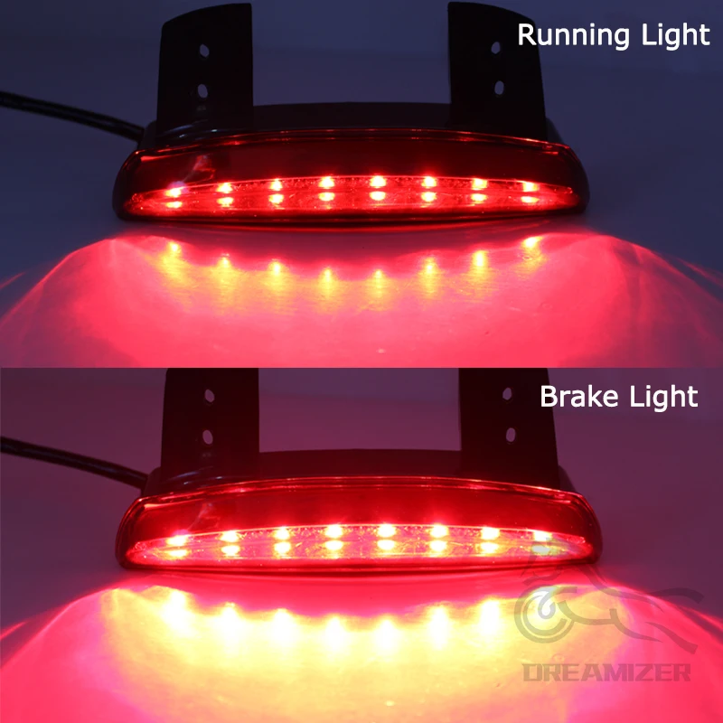 Guardabarros trasero con luz de freno LED – Harley Sportster 883 1200 - imagen 4