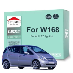 Luces LED CANBUS para interior y matrícula Mercedes-Benz Clase A W168