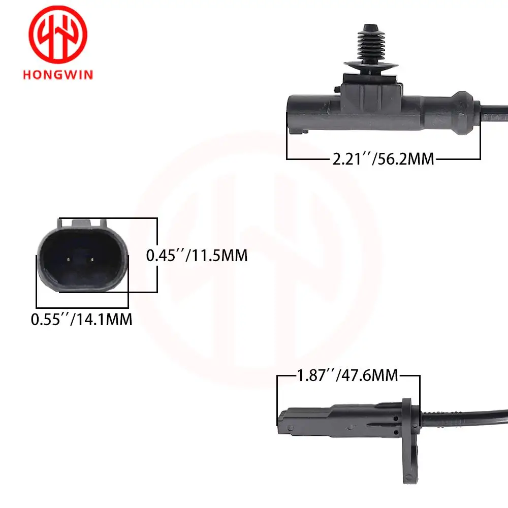10594555 Sensor ABS trasero izquierdo/derecho para MG ZS y Roewe RX3 - imagen 2