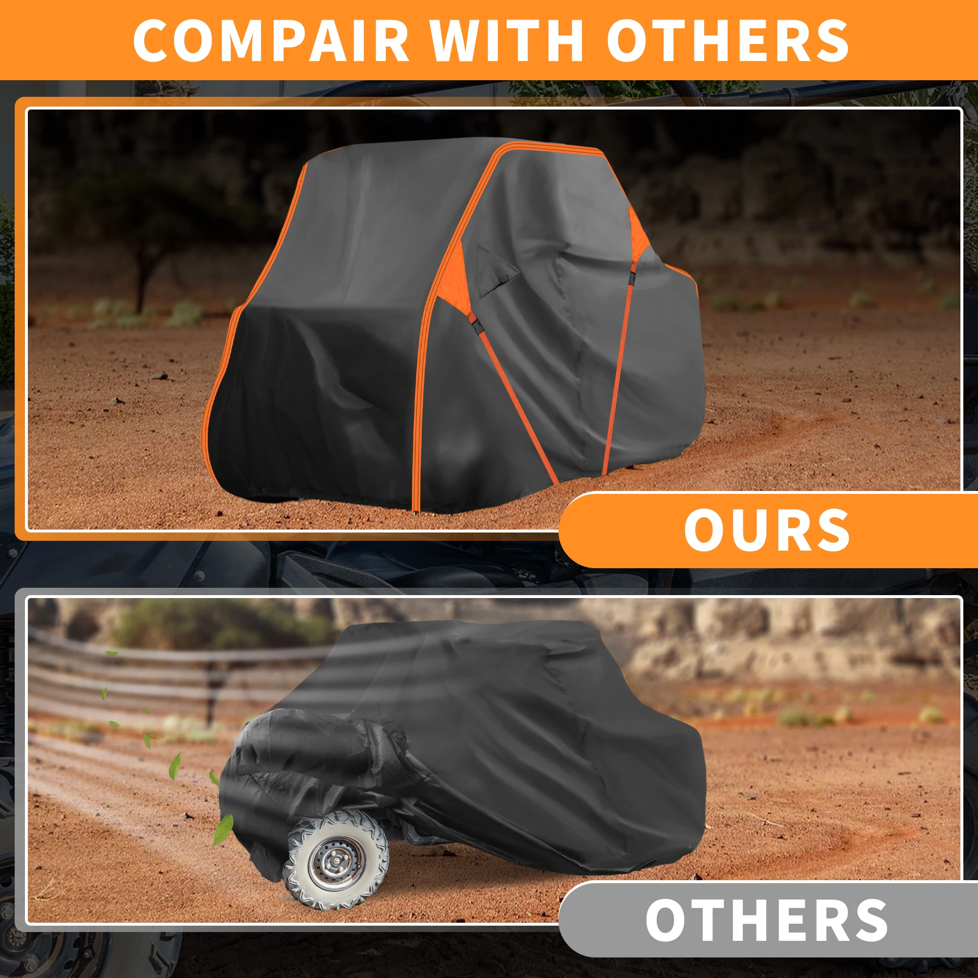 Funda impermeable UXCELL para Kawasaki Mule SX UTV - imagen 3