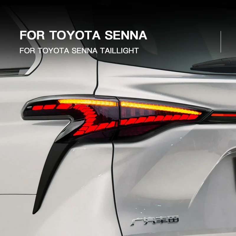 Accesorios de luz trasera LED para Toyota Sienna 2021-2023, Plug and Play