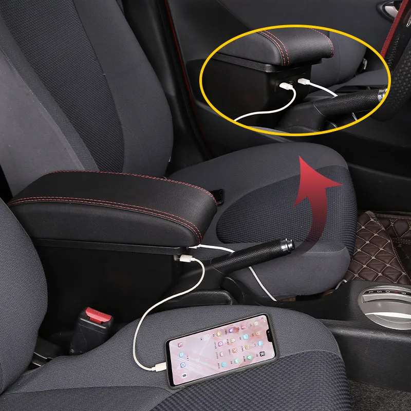 Reposabrazos central Toyota Yaris Vitz – caja almacenamiento interior - imagen 5