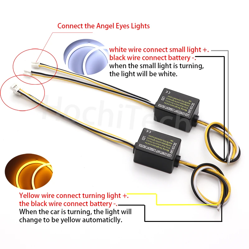 Kit ojos de ángel Mazda 3 BK 2003-2008 SMD LED luz blanca - imagen 5