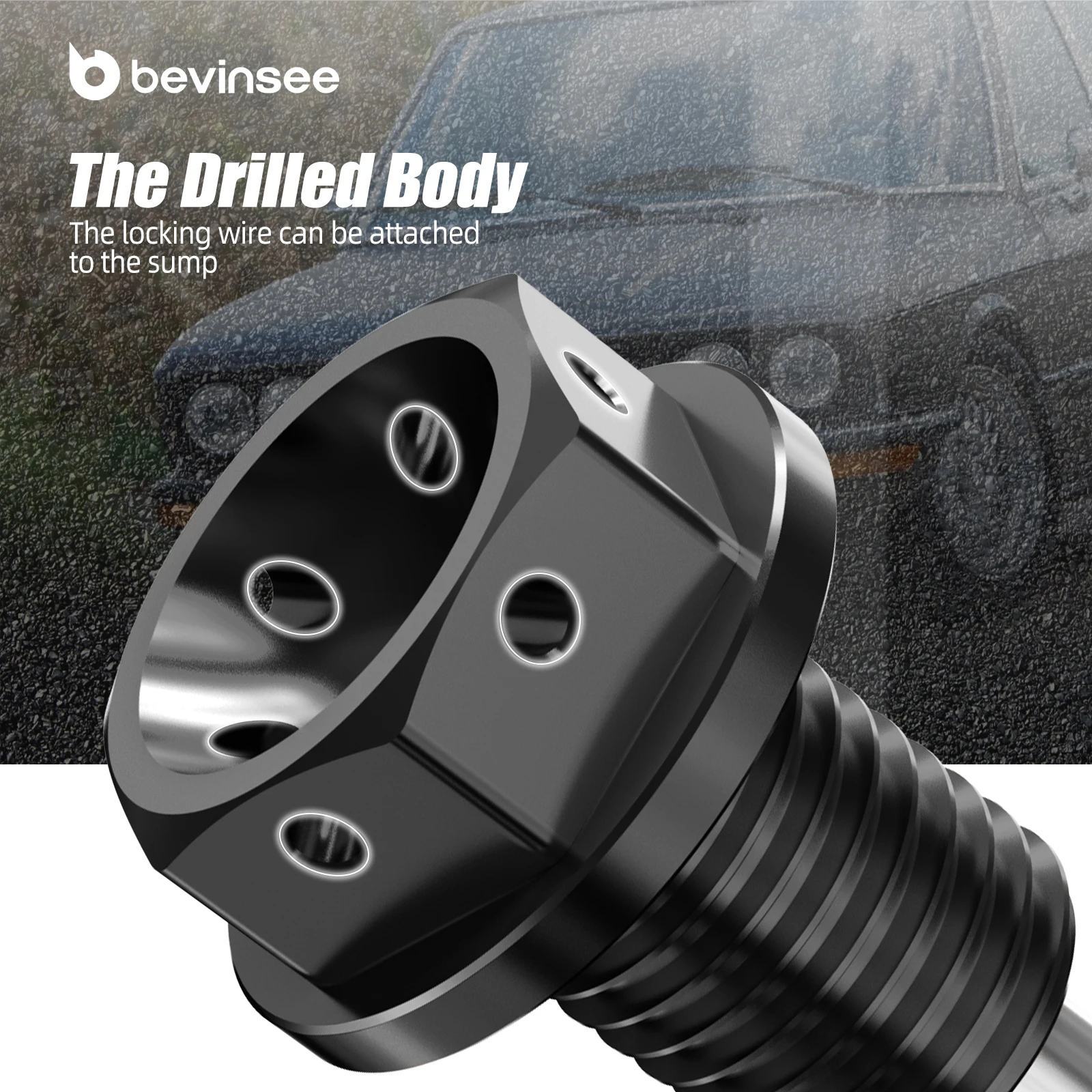BEVINSEE tapón magnético de cárter M12x1,5 para BMW y MINI - imagen 2