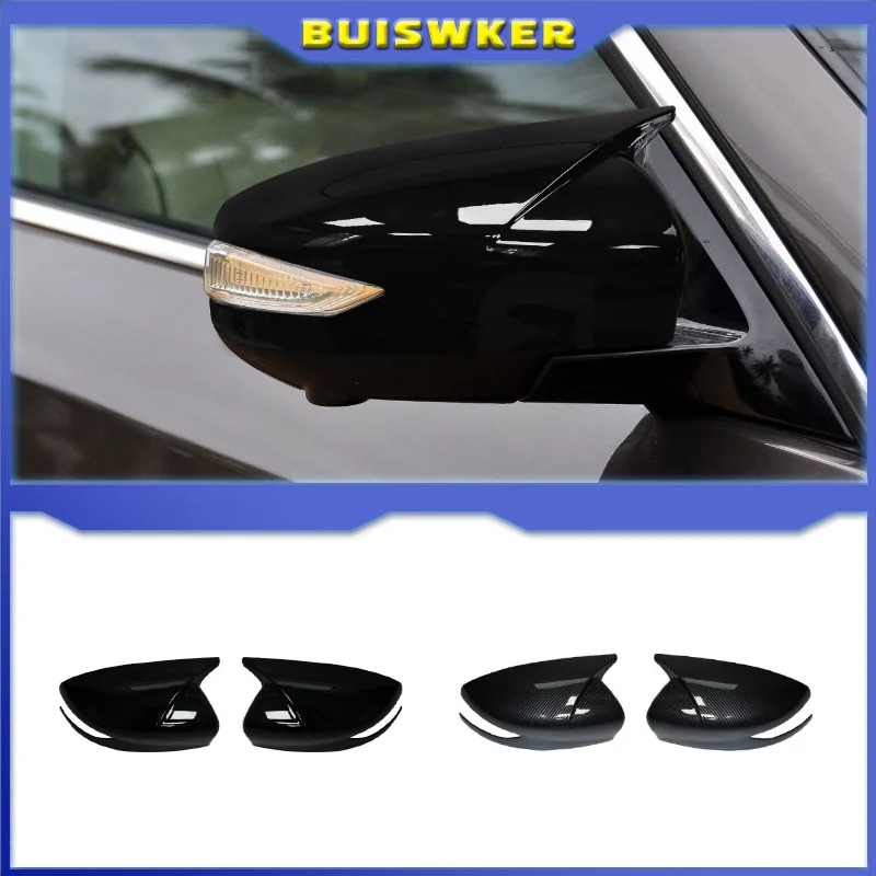 Carcasa espejo retrovisor Nissan Altima 2013-2018, negro brillo