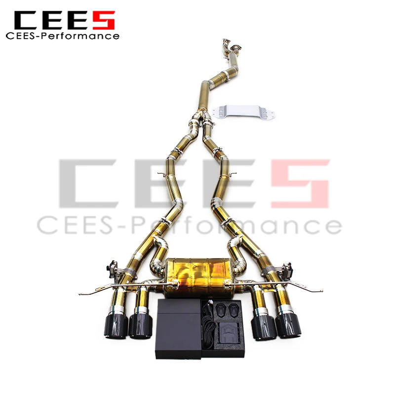 Cees cat-back deportivo con válvula para BMW M3, M4 y M2