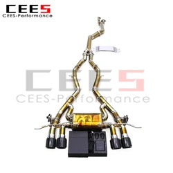 Cees cat-back deportivo con válvula para BMW M3, M4 y M2