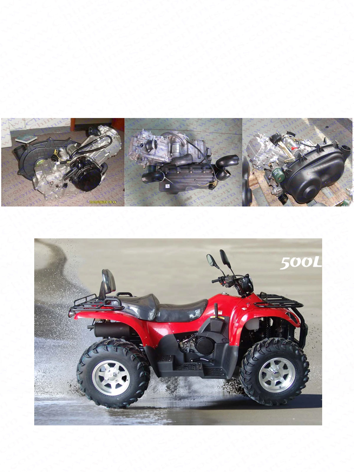 Kit juntas motor Kazuma para ATV UTV 500cc - imagen 3