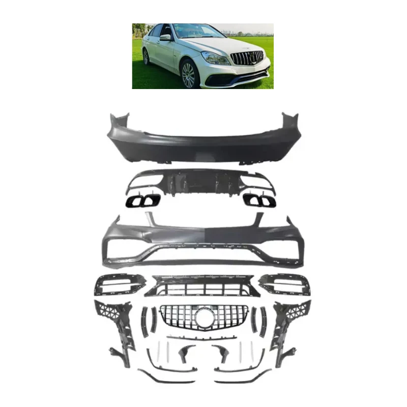 Kit de carrocería estilo C63 para Mercedes-Benz Clase C W204 2011-2014