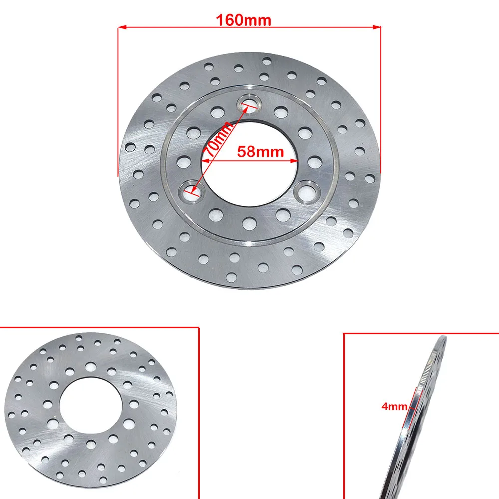 Disco freno GY6 58mm – Varios diámetros, scooter, ATV, moto y Go Kart - imagen 4
