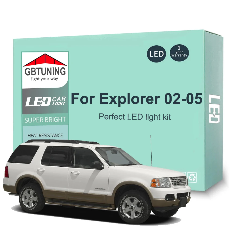 Bombillas LED interiores Canbus Ford Explorer MK3 2002-2005
