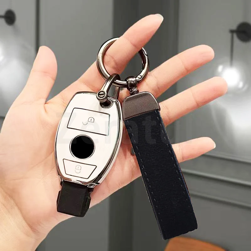 Funda TPU llave Mercedes 2/3 botones W204 W205 W212 coche - imagen 5