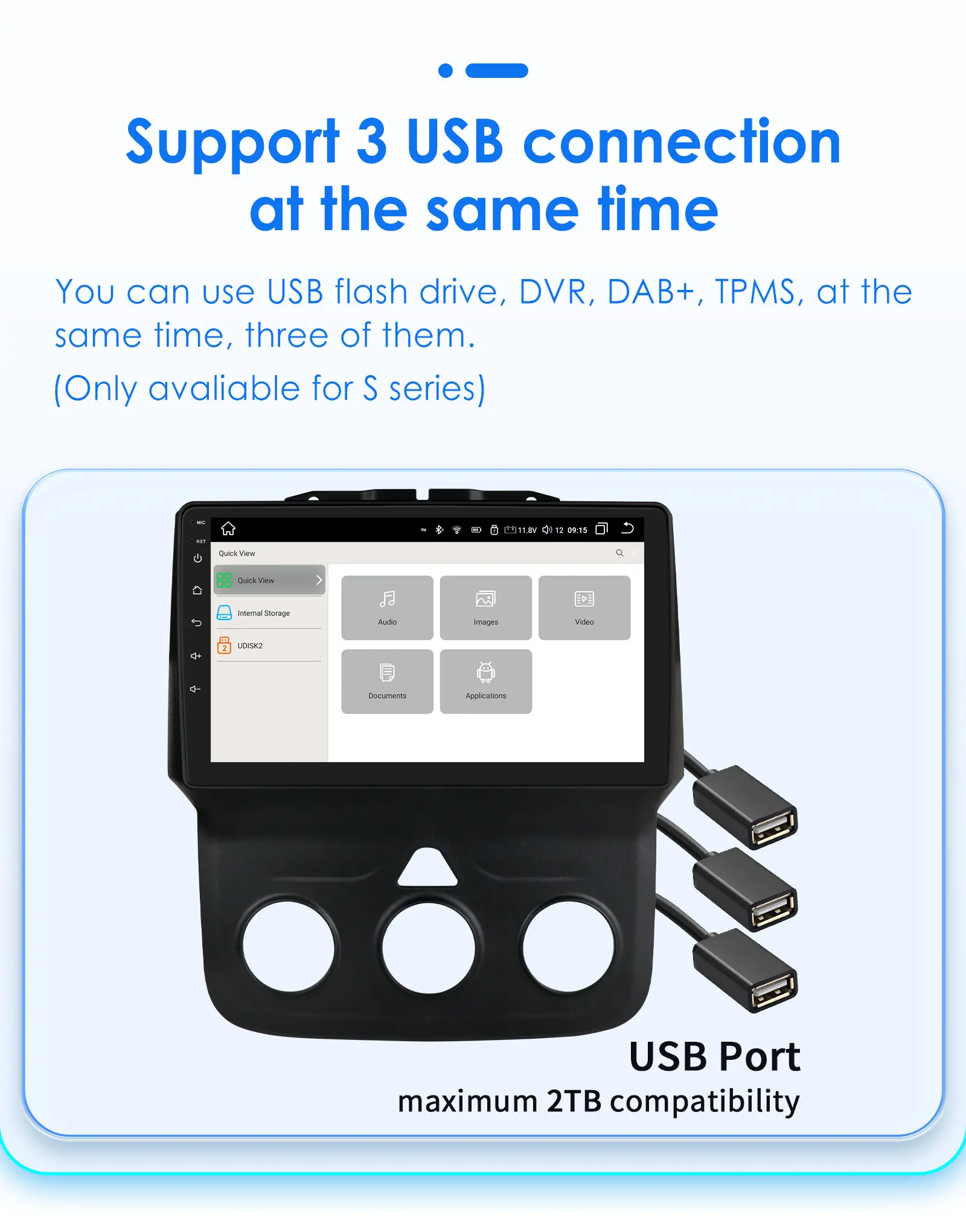Hizpo Autoradio Android 2DIN CarPlay para Dodge Ram 2013-2018 - imagen 2