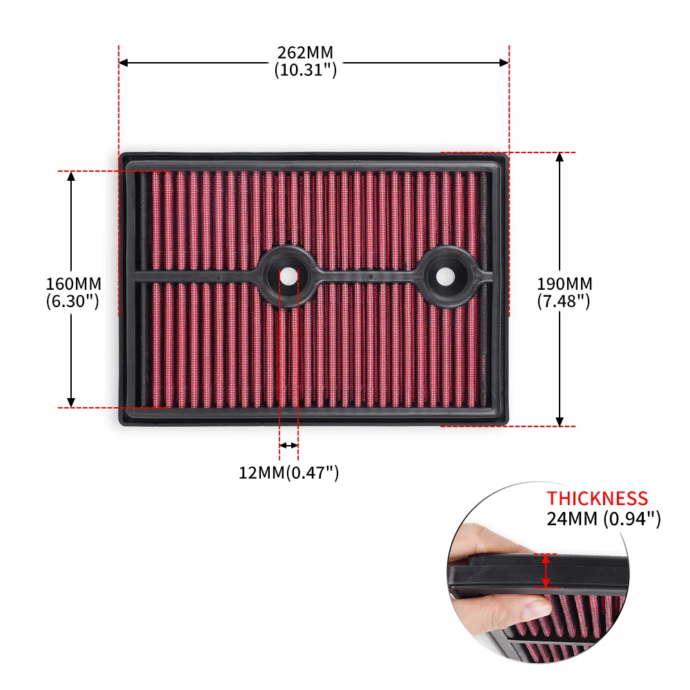Filtro de aire para Volkswagen, Audi, SEAT y Škoda (2012-2019) - imagen 2