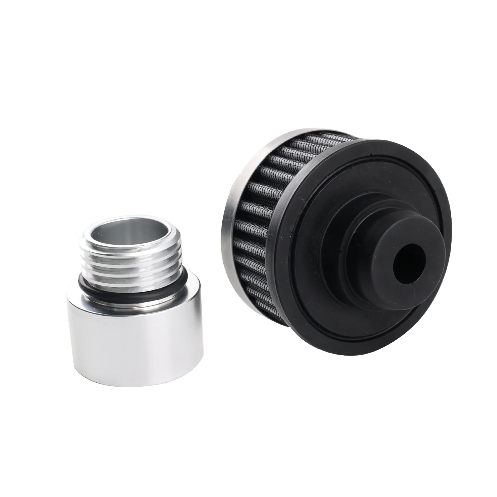 Respiradero universal de tapa de válvulas de aluminio para motores SBC - imagen 3