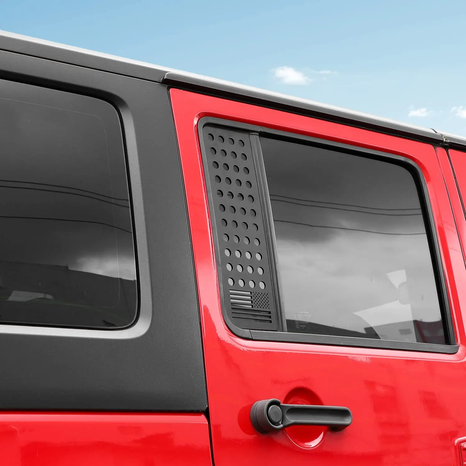 Embellecedor cristal ventana trasera Jeep Wrangler JK JL - imagen 5