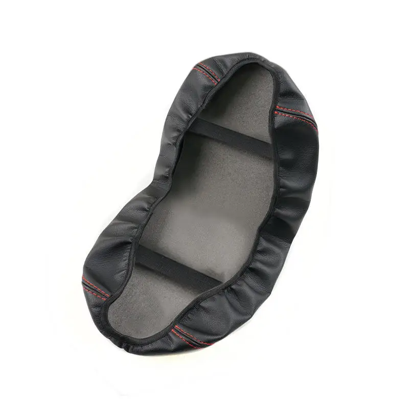 Para Mazda 3 2019 2020 2021 tapa de consola central Interior de coche cubierta de caja de reposabrazos embellecedor protector de cuero de microfibra negro - imagen 4