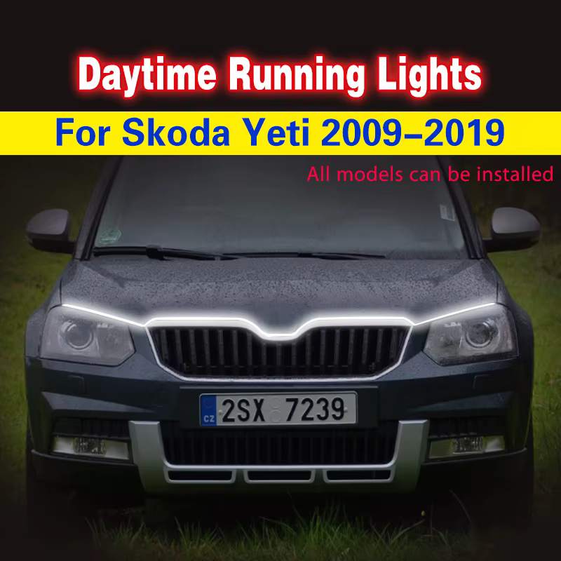 Luces LED DRL de circulación diurna para Skoda Yeti 2009-2019