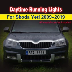 Luces LED DRL de circulación diurna para Skoda Yeti 2009-2019