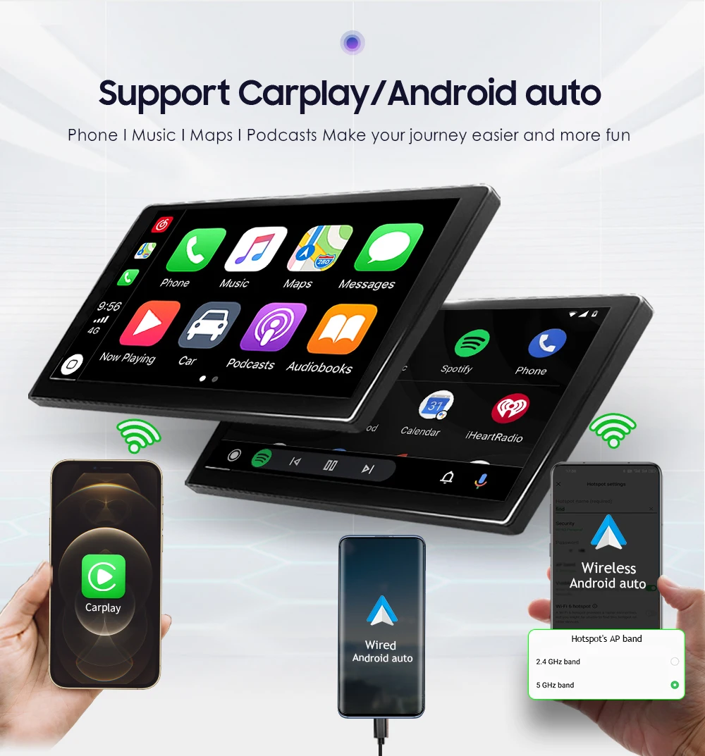 Reproductor multimedia Android 12 2Din GPS Carplay para BMW E39/E53 M5 - imagen 3