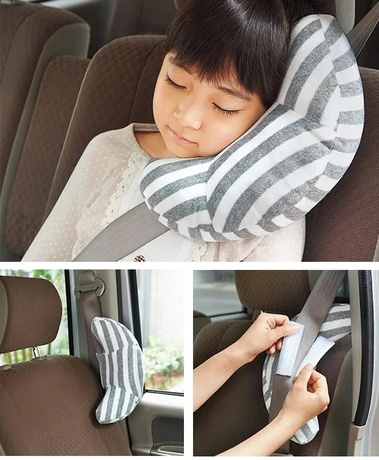 Cojín reposacabezas infantil para coche con soporte lateral para la cabeza - imagen 2