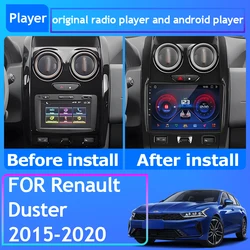 Autoradio Android Carplay Renault Duster 2015-2020 GPS Bluetooth cámara trasera