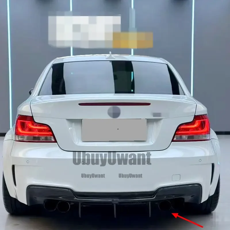 Difusor trasero fibra de carbono real BMW E82 Serie 1 Coupé - imagen 5