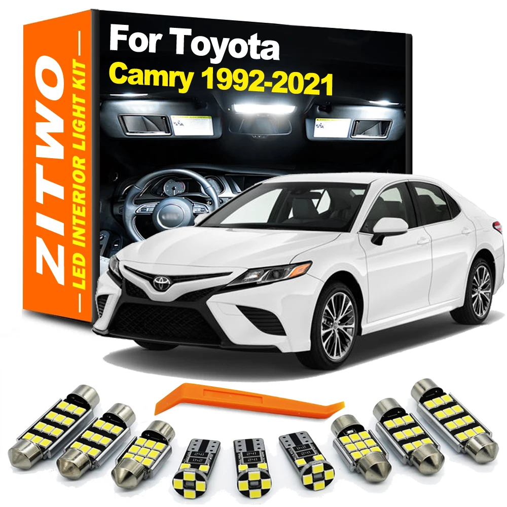 ZITWO Kit de luces LED interiores para Toyota Camry XV10-XV70
