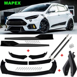 Parachoques delantero tuning con labio y alerón Ford Fiesta SES