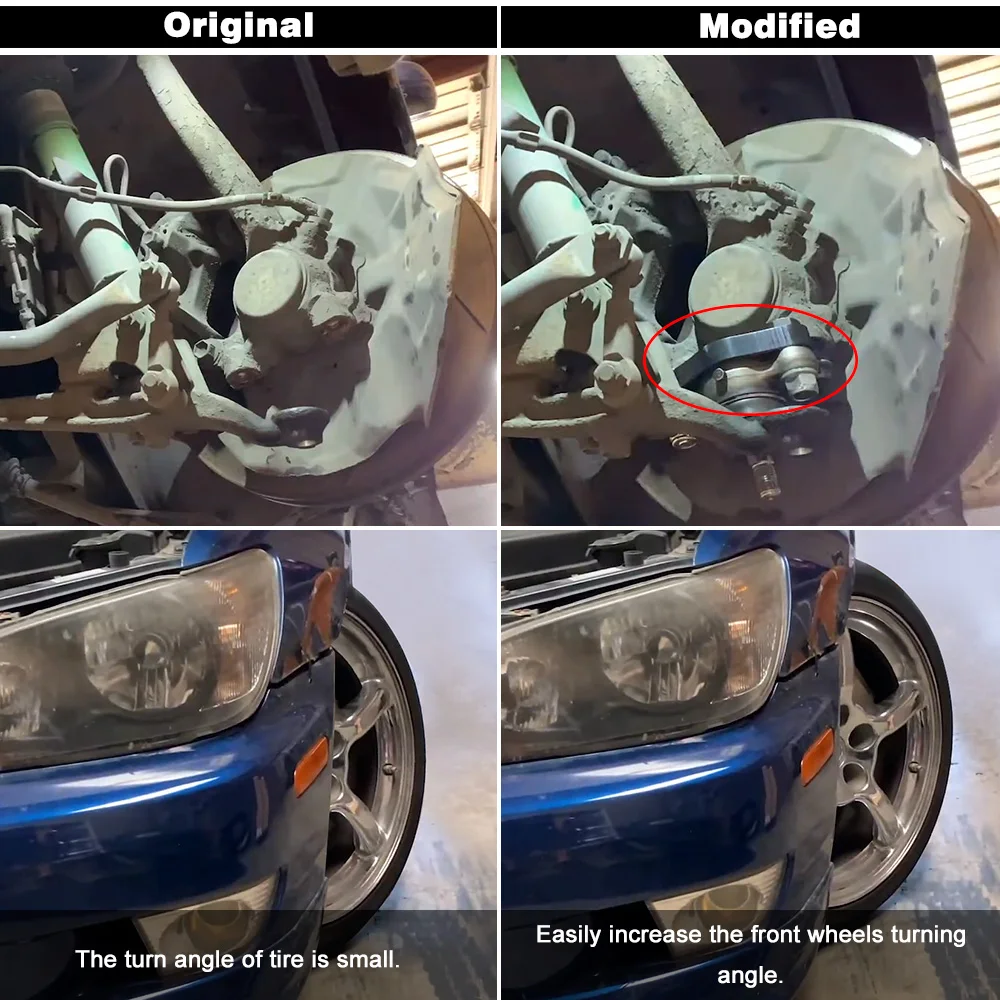 Adaptador dirección Billet +25° – Toyota JZX100 Lexus IS200/IS300 - imagen 5