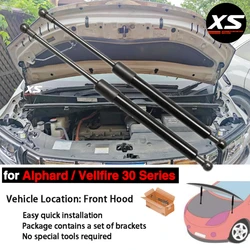 Kit amortiguador de capó Toyota Alphard Vellfire Serie 30 – Resorte de gas 2015-2023