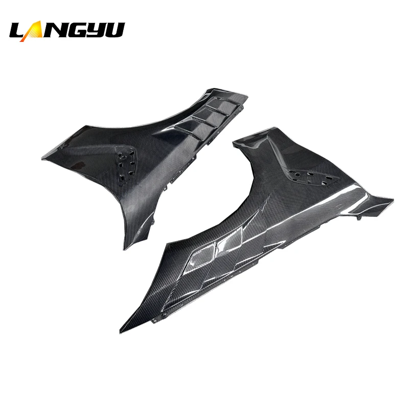 Guardabarros de fibra de carbono 3K sarga seca G82 BMW M4 superligeros - imagen 2