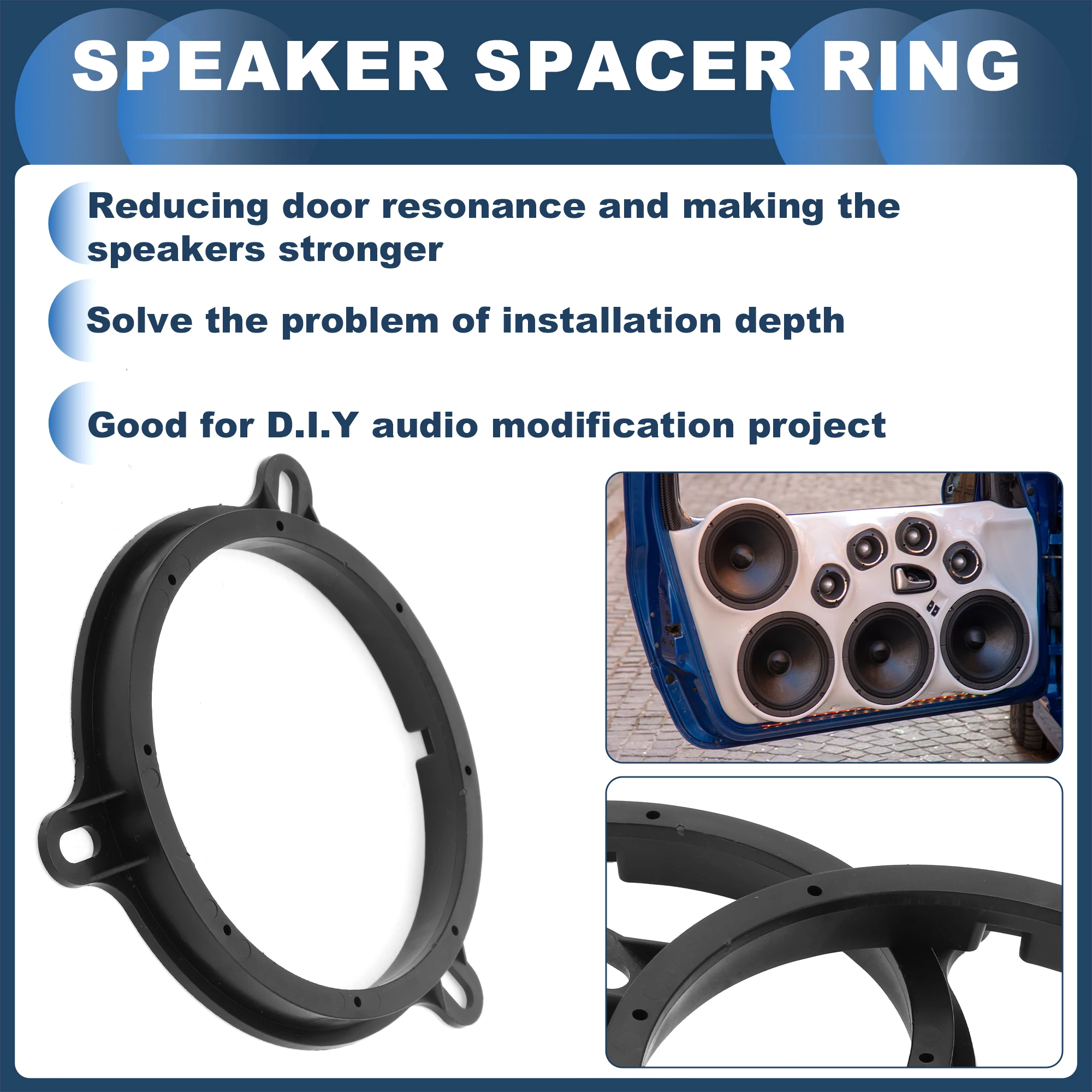 X Autohaux aro adaptador para tweeter – Nissan Micra K13/NV200 M20 - imagen 3