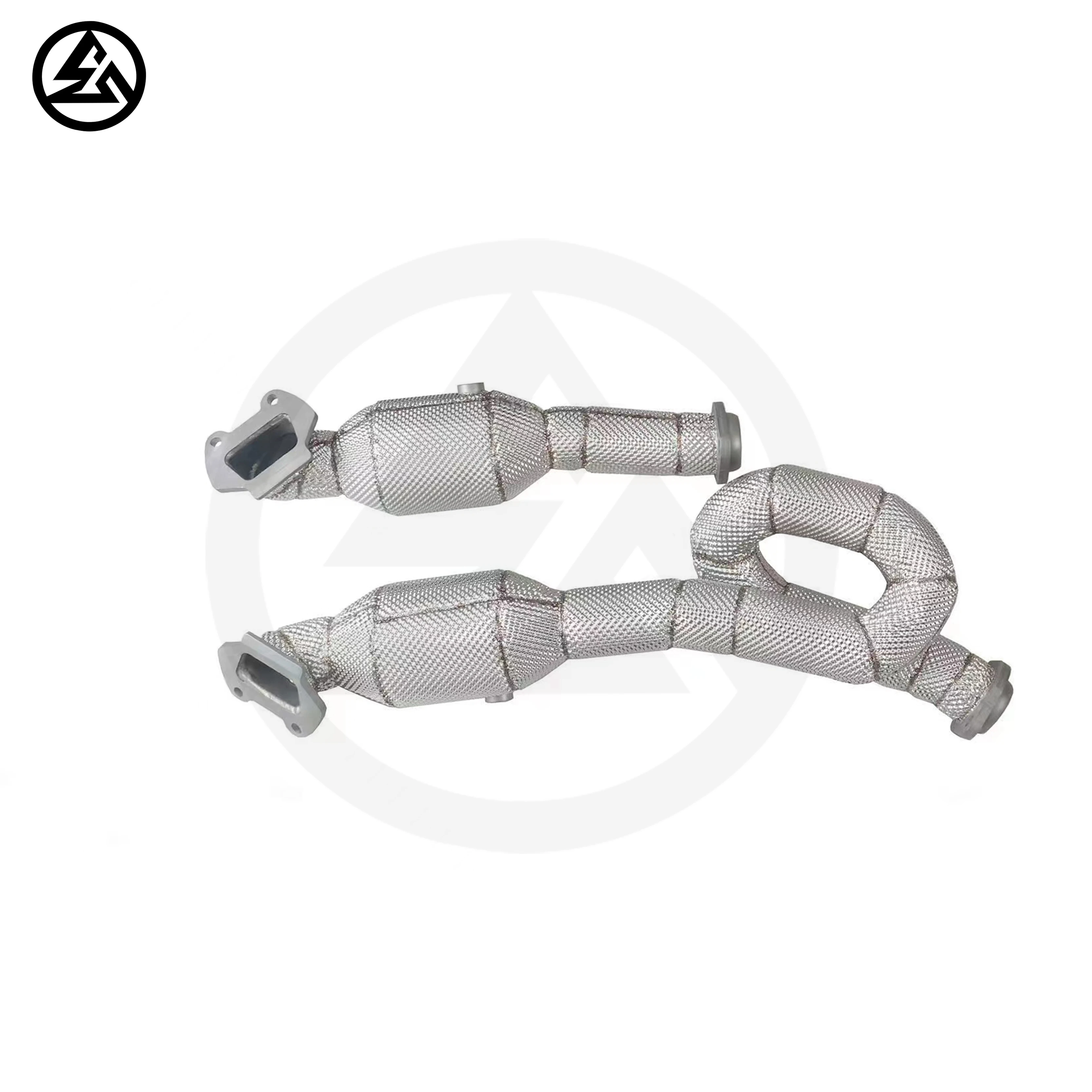 Tubo bajada alto flujo con protector térmico – Jeep Gladiator 3.6 - imagen 4