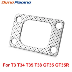 Brida de admisión turbo aluminio compatible T3, T04 y GT35R